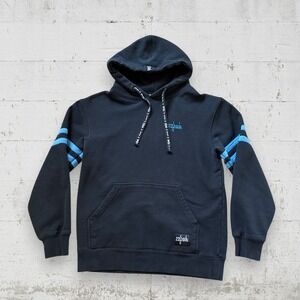 Bauer x 22Fresh Pullover Hoodie Black Blue Fleece Hockey Men's XS